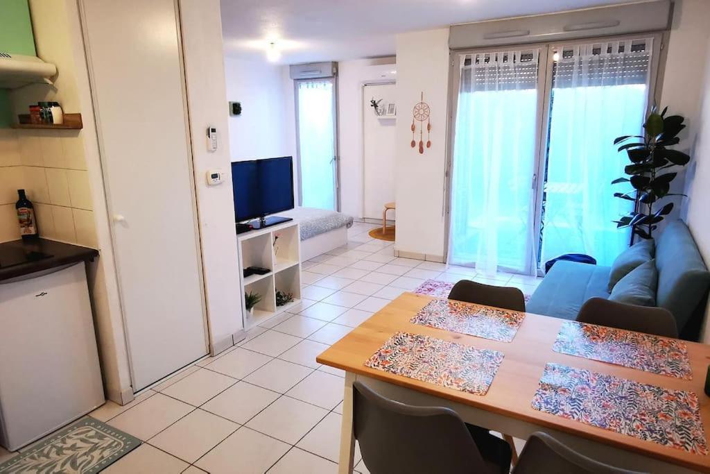 Grand Studio Lumineux Et Sa Terrasse Au Calme ตูลูส ภายนอก รูปภาพ