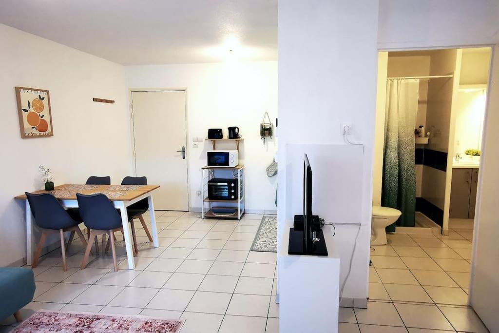 Grand Studio Lumineux Et Sa Terrasse Au Calme ตูลูส ภายนอก รูปภาพ